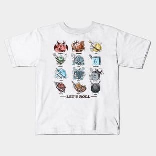 Dice Role Map Kids T-Shirt